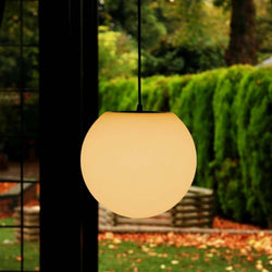 Bolle hanglamp, hangende plafondlamp E27 20cm, warm witte LED