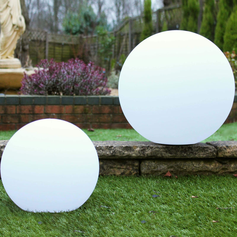 Grote 60 cm LED-buitenlamp met balverlichting, veelkleurige RGB-bollamp, draadloze tuinverlichting