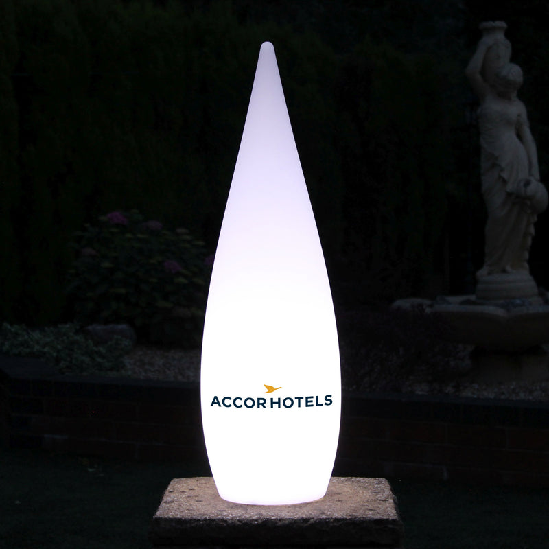 Gepersonaliseerde LED decoratieve staande lamp, op maat gemaakte buitenverlichting, 80cm