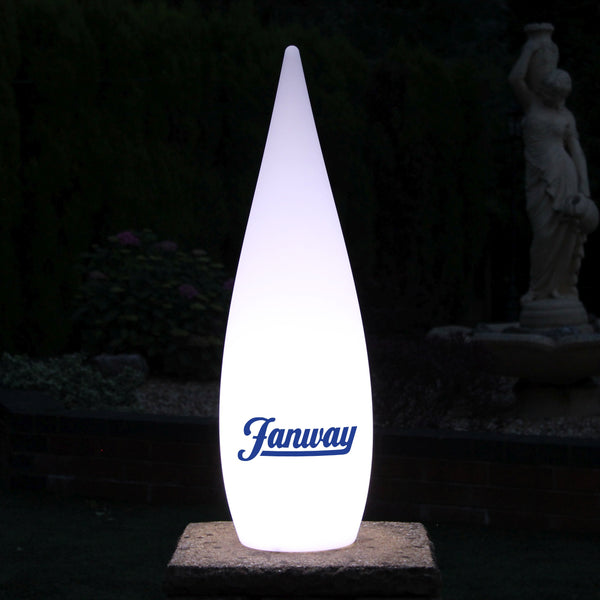 Gepersonaliseerde LED decoratieve staande lamp, op maat gemaakte buitenverlichting, 80cm